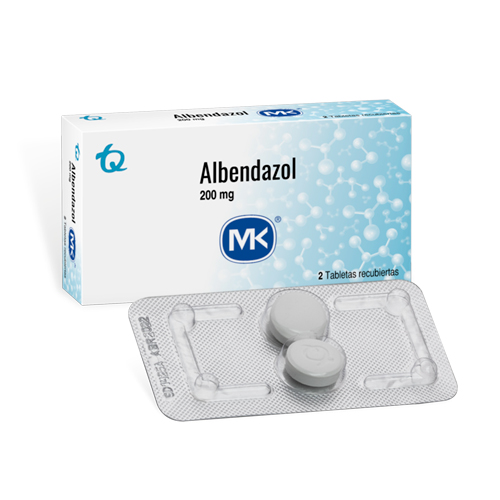 ALBENDAZOL 200 MG MK CAJA X 2 TABS