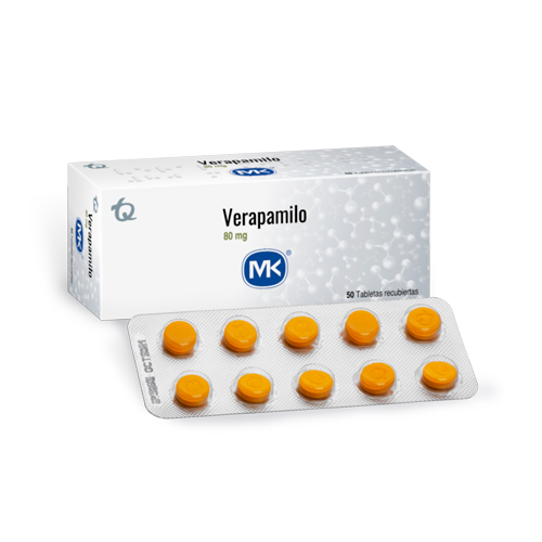 VERAPAMILO  80 MG MK CAJA X 50 TABS