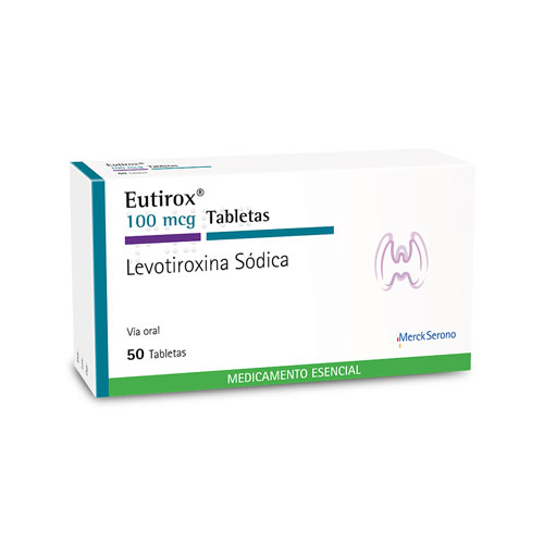 EUTIROX 100 MCG CAJA X 50 TABS
