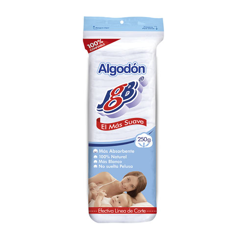 ALGODON JGB BOLSA X 250 GR