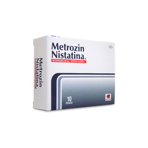 METROZIN NISTATINA CAJA X 10 OVU