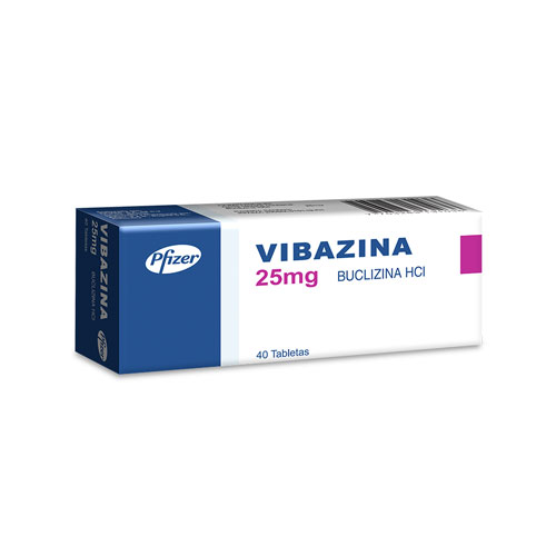 VIBAZINA 25 MG CAJA X 40 TABS