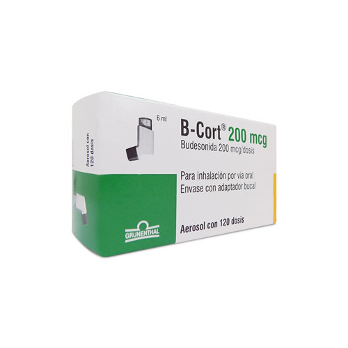 B-CORT BRONQ. AEROSOL ADUL 200 MCG X 120 DOSIS