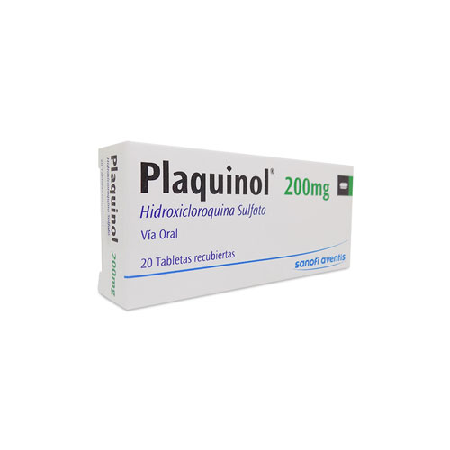 PLAQUINOL 200 MGS CAJA X 20 TABS
