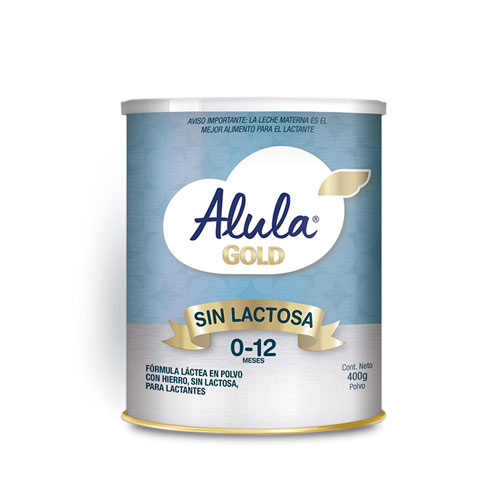ALULA GOLD SIN LACTOSA LATA X 400 GR
