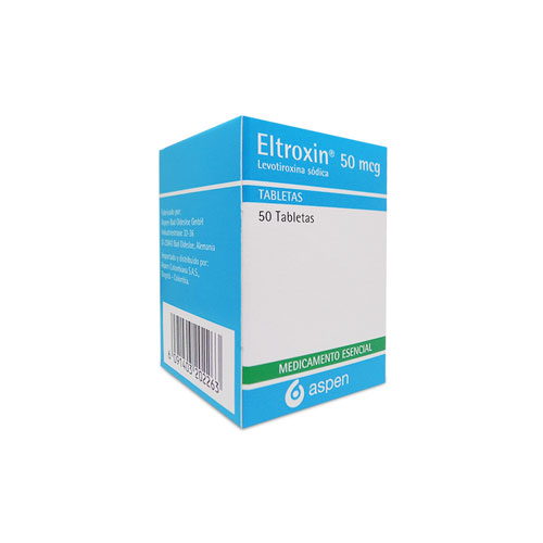ELTROXIN 50 MCG CAJA X 50 TABS