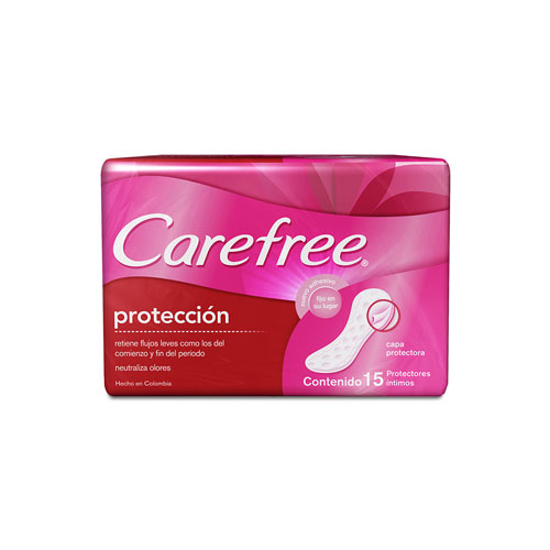 PROTECTORES CAREFREE C/PERFUME PQTE X 15 UNDS