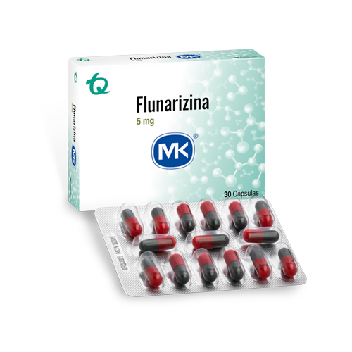 FLUNARIZINA  5 MG MK CAJA X 30 CAPS
