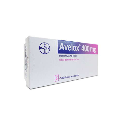 AVELOX 400 MG CAJA X 5 COMP