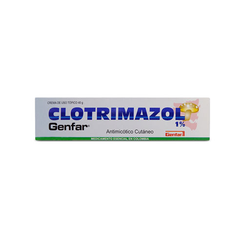 CLOTRIMAZOL CREMA TOP.1% GENFAR TUBO X 40 GR