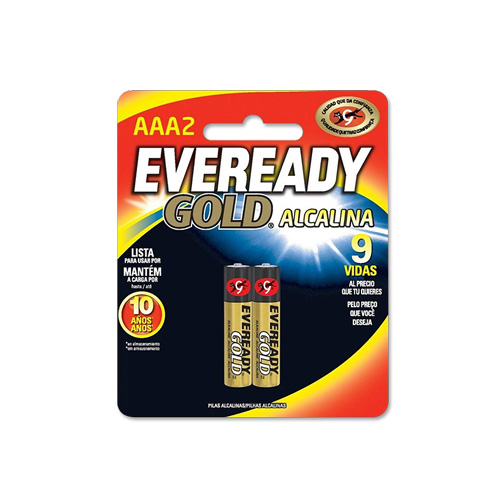 PILA EVEREADY GOLD ALCALINA AA A X 2 U.I