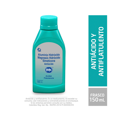 HIDROXIDO DE ALUMINIO/SIMET. MK FCO X 150 ML