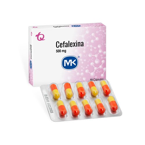 CEFALEXINA 500 MG MK CAJA X 10 CAPS