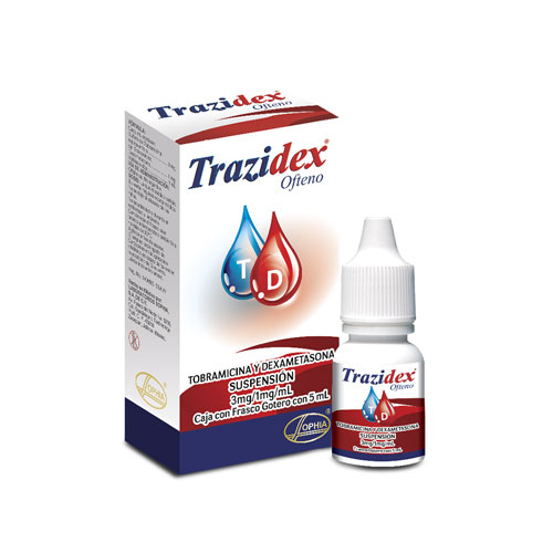 TRAZIDEX OFTENO FCO X 5 ML