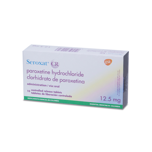 SEROXAT 12.5 MG CAJA X 10 TABS