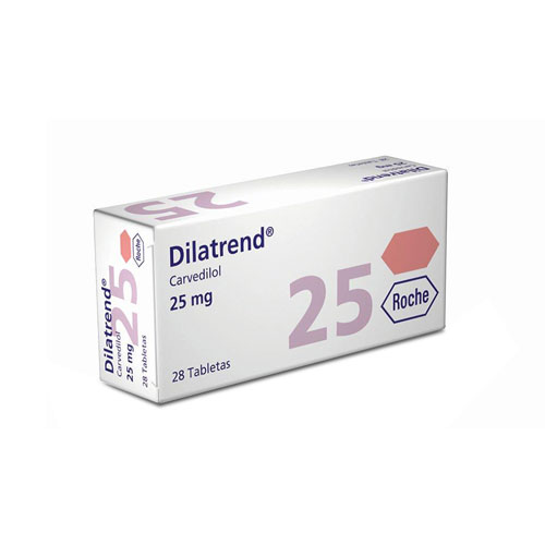 DILATREND 25 MG ** CAJA X 28 TABS