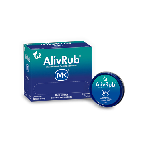 ALIVRUB UNG CAJA X 12 LATAS
