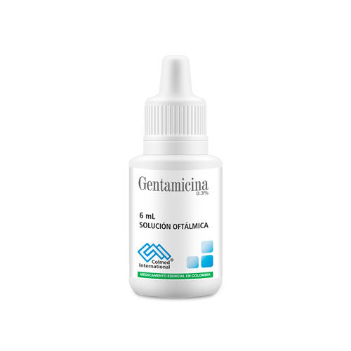 GENTAMICINA GOTAS COLMED FCO X 6 ML