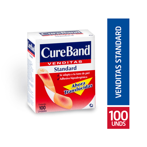 CURITAS CUREBAND STANDARD CAJA X 100 UNDS