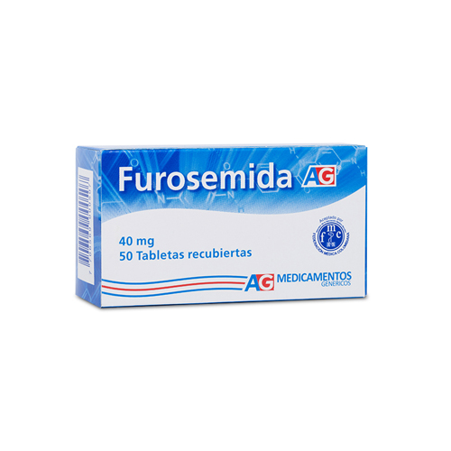 FUROSEMIDA 40 MG A.GENERICS CAJA X 50 TABS
