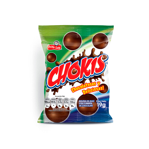CHOC. CHOKIS MAIZ CHOCO X 19 GR
