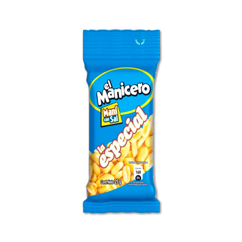 MANI EL MANICERO SALADO BOLSA X 21 GR