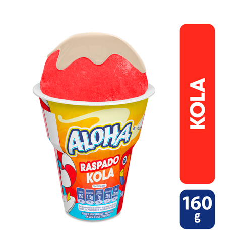 HELADO ALOHA VASO KOLA X 160 GR