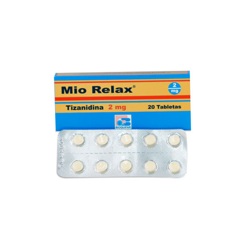 MIO RELAX 2 MG CAJA X 20 TABS
