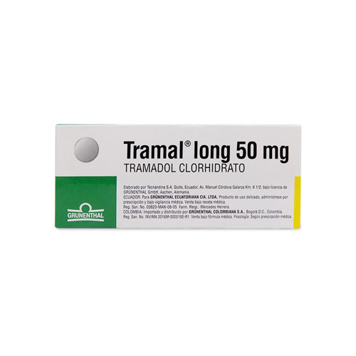TRAMAL LONG 50 MG CAJA X 10 TABS