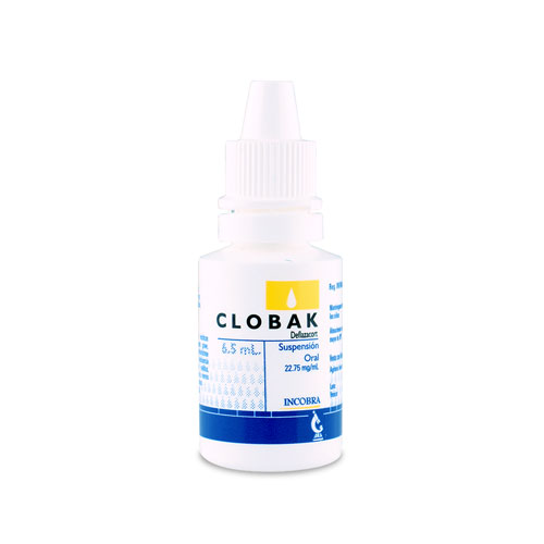 CLOBAK SUSP ORAL FCO X 6.5 ML