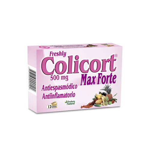 COLICORT 500 MG FCO X 12 CAPS