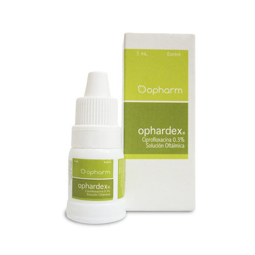 OPHARDEX SOL.OFT(CIPROFLOXACI) FCO X 5 ML