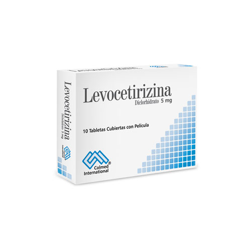 LEVOCETIRIZINA 5 MG COLMED CAJA X 10 TABS