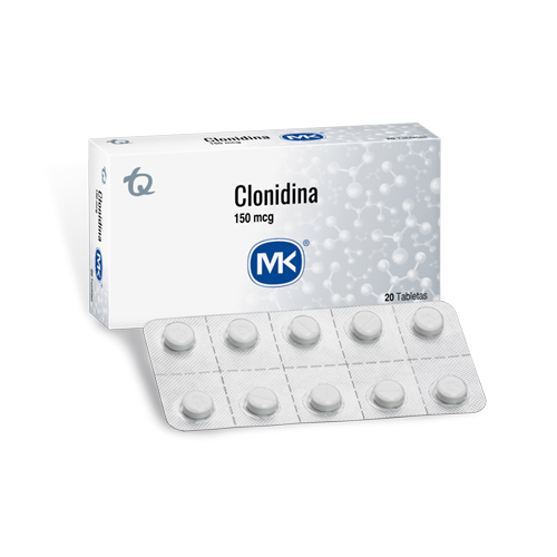 CLONIDINA 150 MG MK CAJA X 20 TABS
