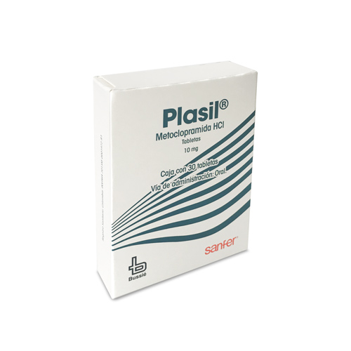 PLASIL 10 MG CAJA X 30 COMP