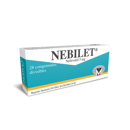 NEBILET 5 MG CAJA X 28 COMP