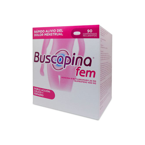 BUSCAPINA FEM CAJA X 90 COMP