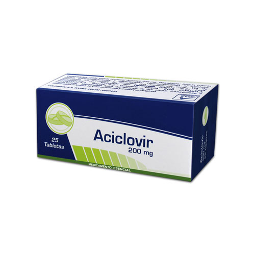 ACICLOVIR 200 MG COASPHARMA CAJA X 25 TABS