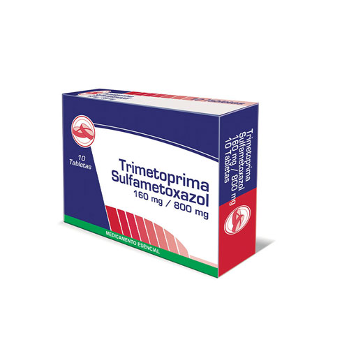 TRIMETOPRIM SULFA 160/800 MG COASP CAJA X 10 TAB