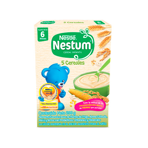 CEREAL NESTUM 5 CEREALES CAJA X 200 GR