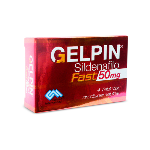 GELPIN FAST 50 MG CAJA X 4 TABS