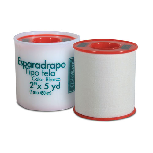 ESPARADRAPO ALFA TELA BLANCO 2 X 5