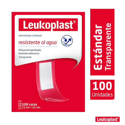 CURITAS LEUKOPLAST STANDARD TRANSP.X 100 UN