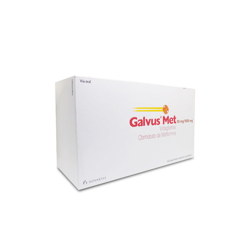 GALVUS MET 50MG/1000MG CAJA X 56 COMP