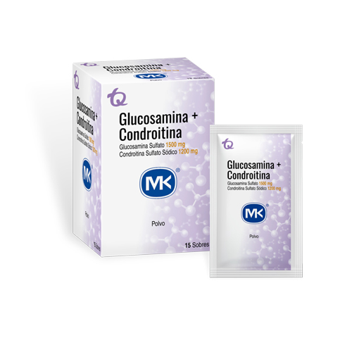 GLUCOSAMINA+CONDROITINA MK CAJA X 15 S/S
