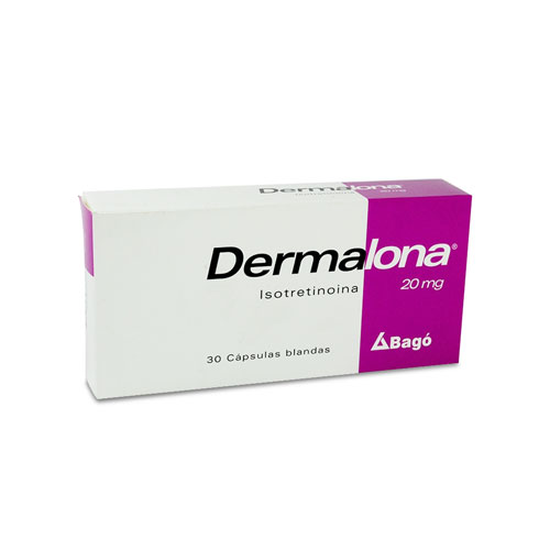 DERMALONA 20 MG CAJA X 30 CAPS