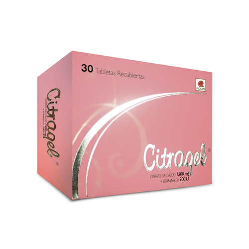 CITRAGEL 1500MG / 200 UI CAJA X 30 TABS
