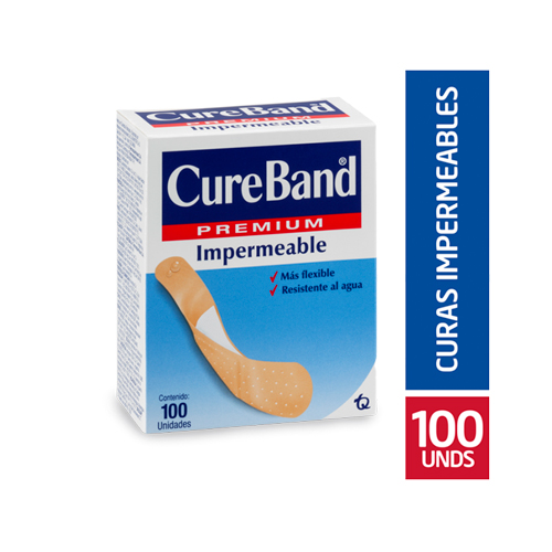 CURITAS CUREBAND PREMIUN IMPER CAJA X 100 UND