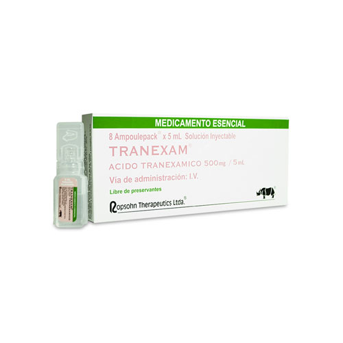 TRANEXAM 5 ML CAJA X 8 AMP