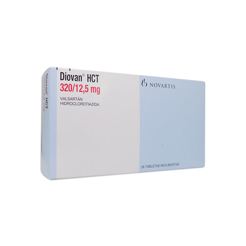 DIOVAN HCT 320/12.5 MG CAJA X 28 TABS